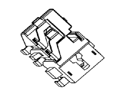 ∅3.5mm 5PIN 耳機座 沉板1.35mm 5DIP TYPE斜口式(加台阶)